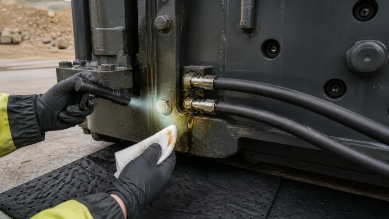 Hydraulic Breaker Leaking Oil: Causes and Safe Checks guide image