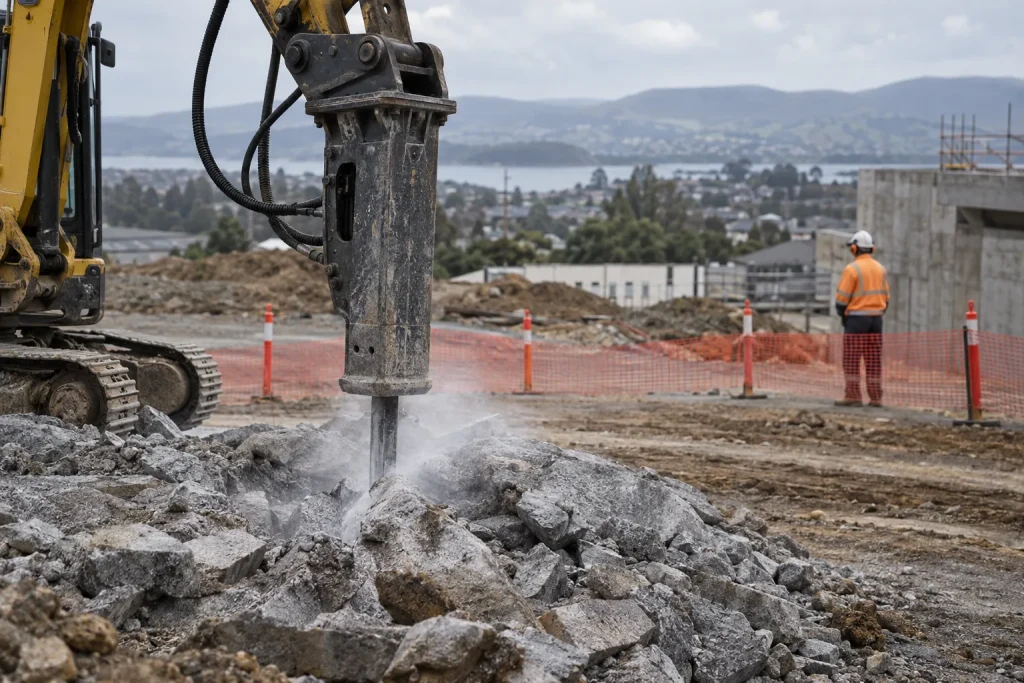 Generic breaker at a controlled construction site
